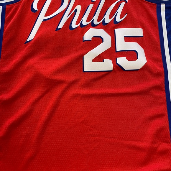 Mens New With Tags Nike Air Jordan Philadelphia 76ER’S #25 SIMMONS Jersey. - Picture 2 of 5